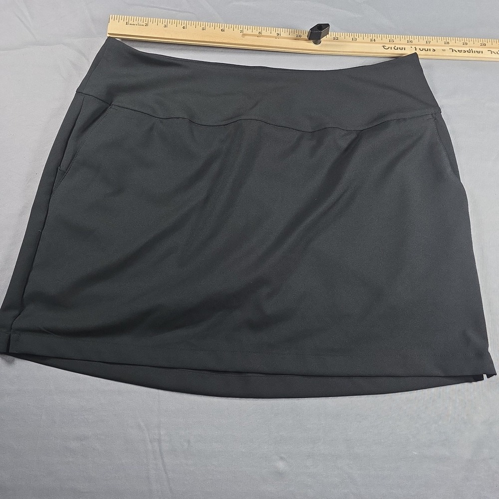 Adidas Women's Pull On Skort Tennis Golf With Pockets, Black, Large new w/o tags